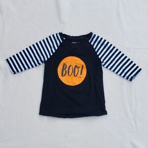 Cat & Jack 3/4 sleeve Boo shirt size xs 4/5